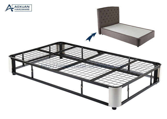Stress Free Assembly Collapsible Metal, Foldable Metal Bed Frame