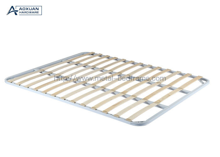 1.8mx2m King Size Metal Platform Bed Frame With Wood Slats