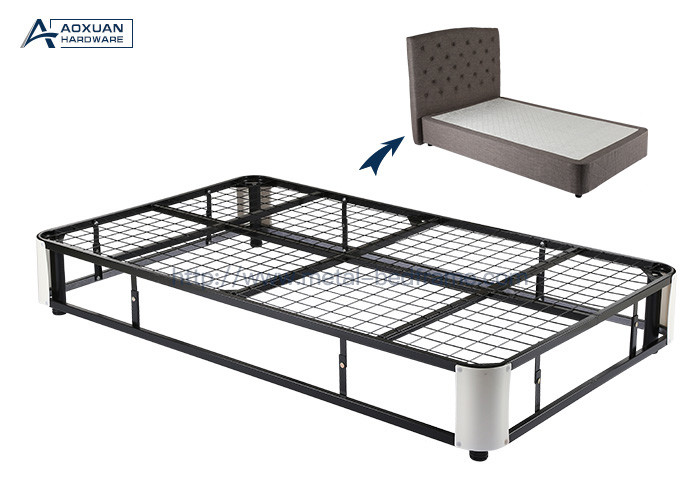 Stress Free Assembly Collapsible Metal, Metal Twin Bed Frame With Headboard